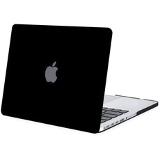 MOSISO Hülle Kompatibel mit MacBook Pro 15 Zoll mit Retina Display Ältere Version A1398 Release 2015-2012, Plastik Hartschale Schutzhülle, Schwarz
