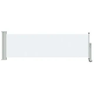 vidaXL Seitenmarkise 60 x 300 cm Rechteckig Weiß - Weiß