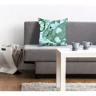 queence Dekokissen »Héloïse« mit einem grünen Hasen, grün