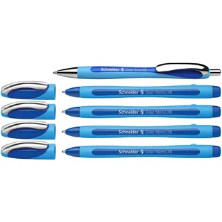 Schneider Kugelschreiber Basic Blau 1,0 mm 5 St.