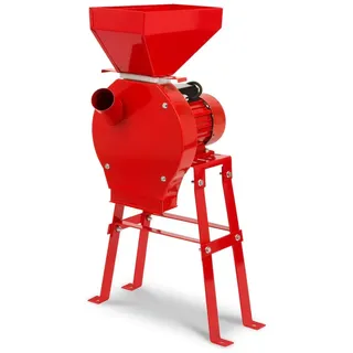 Eberth Elektrische Getreidemühle mit Starkem 1100 Watt Elektromotor, Durchsatzmenge 240 kg/h, Schrotmühle mit Scharfer Edelstahlklinge