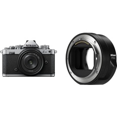 Nikon Z fc KIT Z 28 1:2.8 SPEZ. Edition (20.9 MP, OLED-Sucher mit 2.36 Millionen Bildpunkten) + FTZ II (Adapter für F-Mount Objektive auf Z-Mount Kameras)