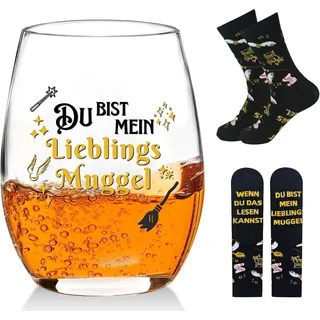 Mason Life Lustiges Weinglas ohne Stiel für Halloween 17oz