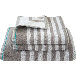 Dyckhoff Maritim, Sea Stripe Handtuch 50 x 100 cm grau