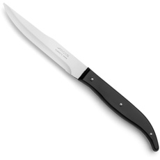 Arcos Table Messer - Steakmesser Tafelmesser - Klinge Nitrum Edelstahl 110 mm - HandGriff Nylon Farbe Schwarz