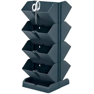 Wellhome Mini Cascade Set S Blumentopf 2 Einheiten - Anthracite - One Size