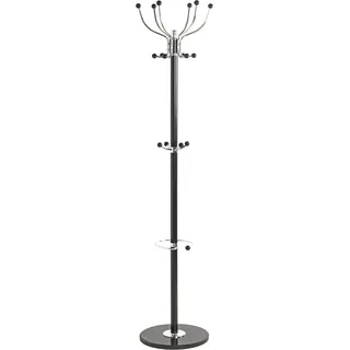 Haku-Möbel Garderobenständer Modern 176 cm Schwarz
