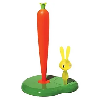 Alessi "BUNNY & CARROT" Küchenrollenhalter aus thermoplastischem Harz, grün, 29,4cm