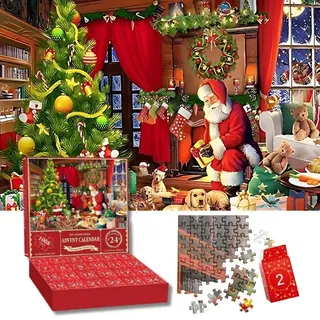 Adventskalender Puzzle (1008 Teile) – Tägliche Freude bis Weihnachten erleben