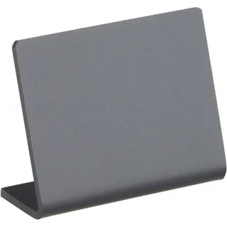 10 L-Aufsteller Kreidetafel, schwarz 50 x 40 mm  | Querformat, PP