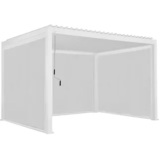 sweeek Bioklimatische Pergola Triomphe 300 x 400 cm weiß