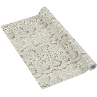 Venilia Klebefolie | Snake Schlangen-Muster Schlangenoptik Beige Braun | 45cm x 1,5m, Stärke 350μ | selbstklebende Möbel-Folie, Dekofolie, Tapete, Küchenfolie | PVC ohne Phthalate | Made in EU