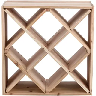 Zeller Weinregal 52 x 25 x 52 cm Natur