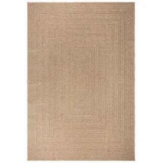 vidaXL Teppich ZIZUR 200x290 cm Jute-Optik Indoor und Outdoor