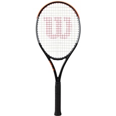 Bild Tennisschläger Burn 100 V4.0, Ambitionierte Freizeitspieler, Schwarz/Grau/Orange, WR044710U1