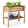 Hochbeet 88 x 80 x 43,5 cm Beige