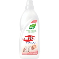 Eureka Newborn Weichspüler für Neugeborenen Kleidung mit 94% Natürlichen und Pflanzlichen Ursprungs Inhaltsstoffe, 1L