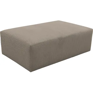 werk2 Hocker Zeus-XL Polyester 120 x 41 x 80 cm Beige/Grau