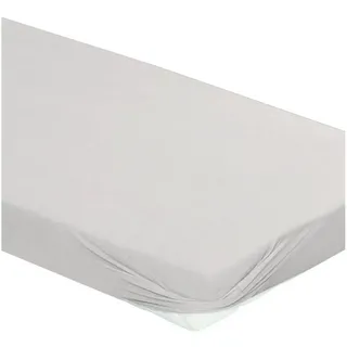 BIERBAUM Spannbettlaken Biber 90 x 200 - 100 x 200 cm grau