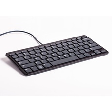 Bild von Pi USB Tastatur US schwarz/grau
