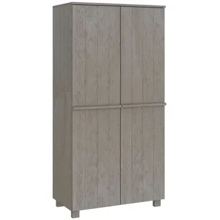 vidaXL Drehtürenschrank 89 x 180 x 50 cm hellgrau