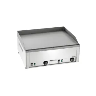 Bartscher Griddleplatte GDP 650E-G, Griddleplatte mit 2 getrennt regelbaren Heizzonen, 1 Stück