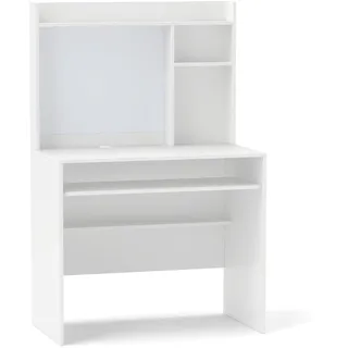 Costway Computertisch Braun - 89x138x50 cm , Büromöbel, Schreibtische, Computertische