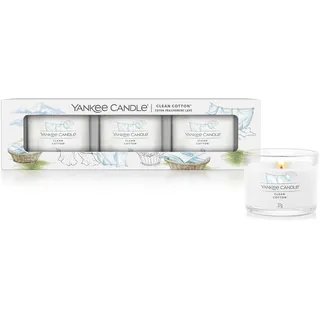 Yankee Candle Clean Cotton Votivkerze 3 Stück