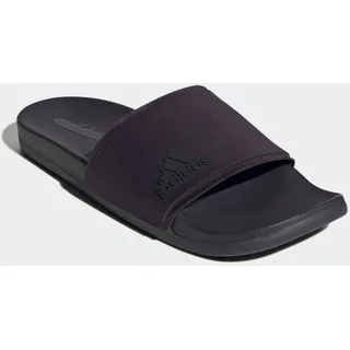Badesandale ADIDAS SPORTSWEAR "COMFORT ADILETTE", Damen, Gr. 38, schwarz (aurora schwarz, core schwarz, aurora schwarz), Synthetik, Textil, Schuhe Badesandale, Badelatschen