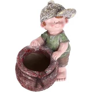 Blumentopf Ornament,Pflanzentopf,Blumentopf,Gartenstatue,Gartenskulptur,Gartendekor