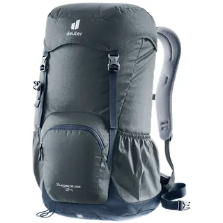 Wanderrucksack DEUTER "ZUGSPITZE 24", grau (graphite, ink), Rucksäcke, Herren, B/H/T: 34cm x 54cm x 24cm, Web, Polyester, unifarben, Wanderrucksack, für ausgedehnte Touren, 24 Liter Volumen, mit Regenhülle, B:34cm H:54cm T:24cm