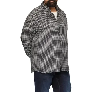 s.Oliver Regular Fit: Strukturiertes Baumwollhemd mit Button-Down-Kragen