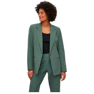 Vila Lowny Straight Blazer - Duck Green - 42