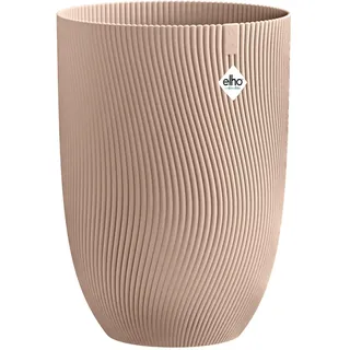 elho Sereh High 30 - Blumentopf für Innen und Außen - 100% recyceltes Plastik - Ø 29.5 x H 40.5 cm - Braun/Cool Clay