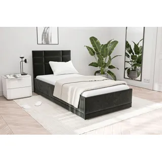 Westfalia Schlafkomfort Prag 100 x 210 cm Grau