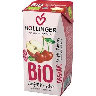APFEL- UND KIRSCHNEKTAR OHNE ZUCKERZUSATZ BIO 200 ml - HOLLINGER