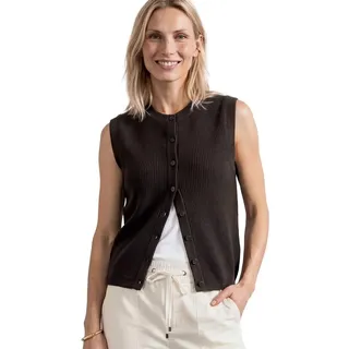 Street One Damen 2515758 Strickweste mit Rundhals und Knopfleiste (1er Pack)