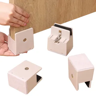 Ezprotekt Verstellbare Stuhlerhöhung mit Schraubklemme, 5,1 cm Höhe, robuste Sofa-Tische, Bettmöbel-Erhöhung, passend für quadratische/runde Stuhlbeindurchmesser von 0–1,5 Zoll, unterstützt 9.000 kg