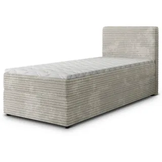 masseno Boxbett Pisa 100 x 200 cm H2 Hellgrau