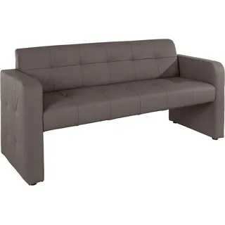 exxpo - sofa fashion Polsterbank »Barista Küchensofa mit Komfortsitzhöhe 49cm«, tolle Detailverarbeitung, frei im Raum stellbar, grau