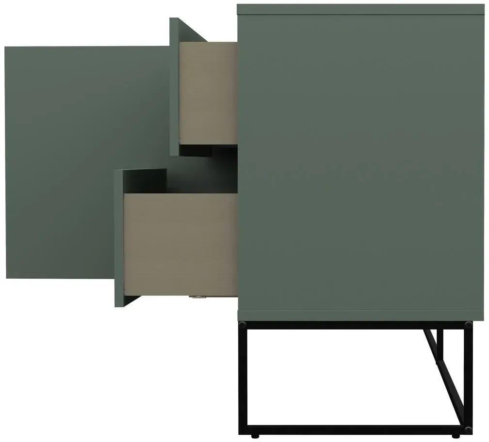 Bild von Sideboard, Dunkelgrün, - 176x76x43 cm,