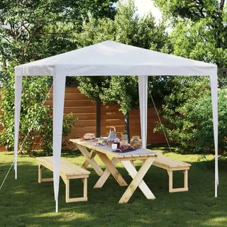 vidaXL Partyzelt 2,5 x 2,5 m Weiß - Weiß