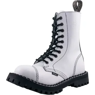 Steel - Full White, 10-Loch Boots weiß - Weiß