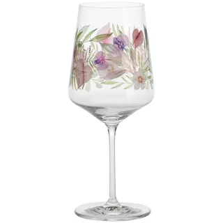 Ritzenhoff Spritzerglas , Grün, Lila , Glas , 544 ml , 9.3x22.5x9.3 cm , Fsc, Made in Germany , Gläser, Weingläser, Weißweingläser