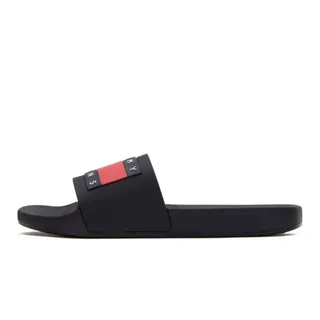 Tommy Jeans Pool Slide ESS Schwarz (Black), 45