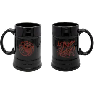 Joy Toy Game of Thrones Bierkrug - Keramik, Schwarz