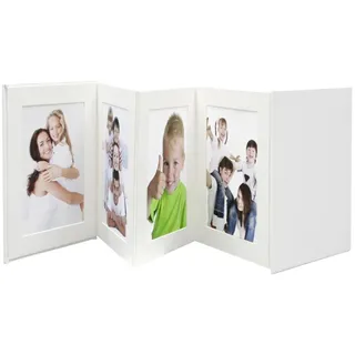 Deknudt Frames Bilderrahmen Leporello weiß 14,5x19,5 cm 8 St.