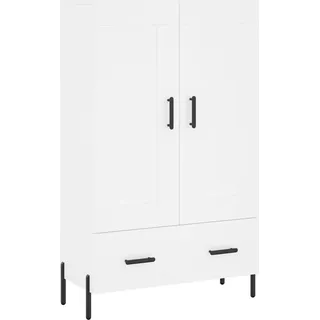 Highboard Weiß 69,5x31x115 cm Holzwerkstoff - Weiß