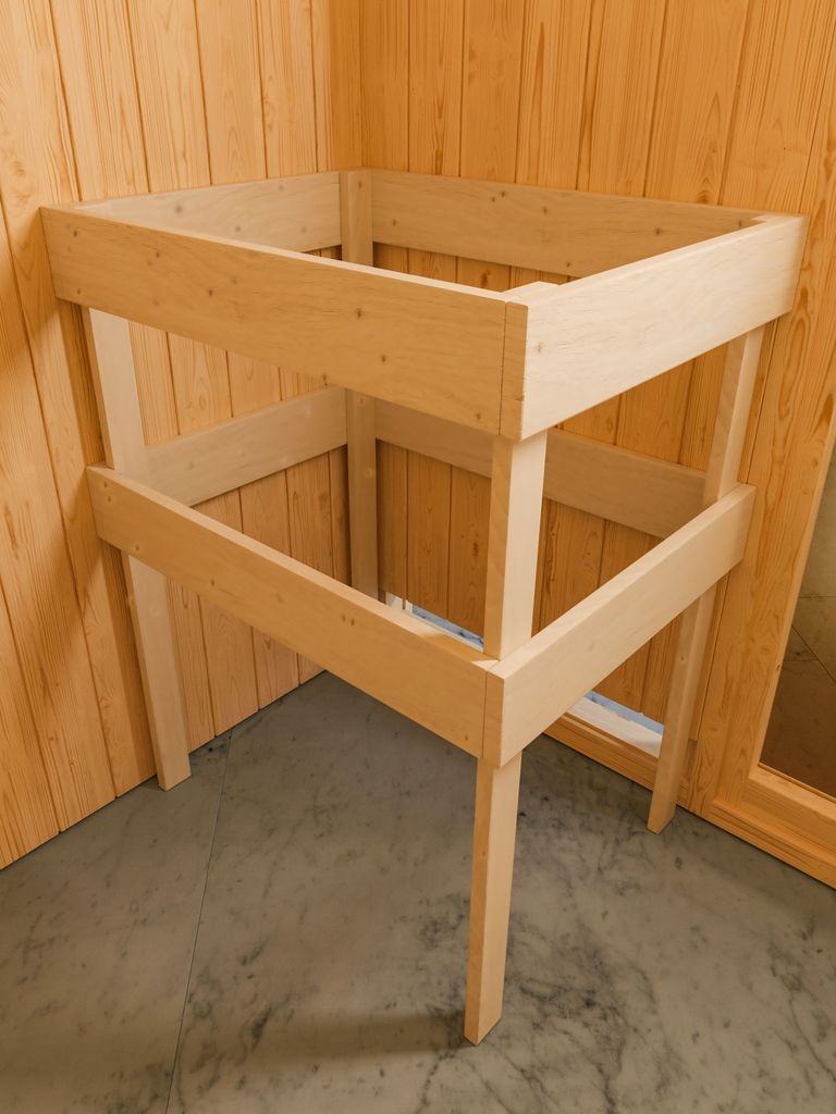 Bild von Sauna Fanja Fronteinstieg, ohne Ofen, Ohne Dachkranz, 151 x 196 x 198 cm)