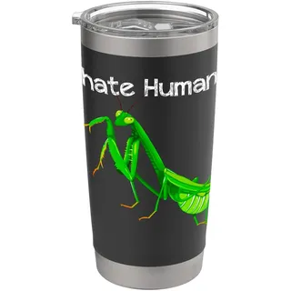 grashüpfer ich hasse menschen insekten autismus nerd Flip Doppelwandiger Edelstahl-Thermobecher